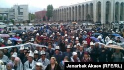 Участники митинга оппозиции. 24 апреля 2013 года