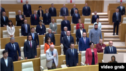 „ქართული ოცნების“ დეპუტატები მე-11 მოწვევის, სადავო პარლამენტის სხდომაზე