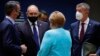 EU leaders meet at a summit in Brussels on June 24.