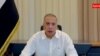 Иракският премиер Мустафа ал Казими говори по Националната телевизия след атаката. 