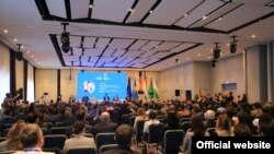 Экономический форум «Европейский союз – Центральная Азия» в Бишкеке. 5 ноября 2021 года.