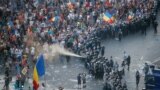 Protest of Romanians in the diaspora against the PSD government, in Victoriei Square, Friday, August 10, 2018.