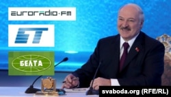 Аляксандар Лукашэнка застаецца галоўным героем дзяржаўных СМІ