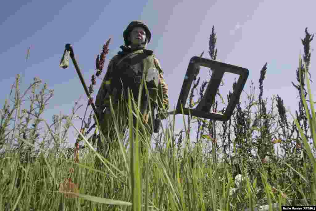 Chechnya, mine clearing in Chechnya