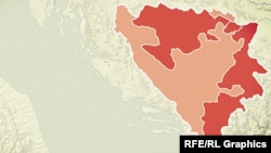 Mapa Bosne i Hercegovine