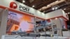 Dronovi i makete raketa i jurišnih brodova na štandu kineske firme Poly Technologies, u dvorani Zetra u Sarajevu gdje se od 1. do 9. septembra održava sajam naoružanja "Balkan Shield 2026".