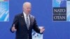 U.S. President Joe Biden speaking during the NATO summit in Brussels