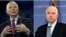 Senators Ben Cardin (left) and John McCain have been pushing efforts to impose new economic sanctions on Moscow. (composite file photo)