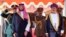 استقبال رسمی هیثم بن طارق آل سعید، سلطان عمان، (راست) از محمد بن سلمان، ولیعهد عربستان سعودی