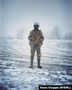 Katona a Luhanszki területen