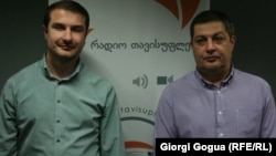 ლევან ნატროშვილი (მარცხნივ), კონსტანტინე კანდელაკი