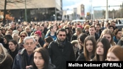 Protest u Sarajevu, 14. februar, 2026.