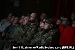 Олексій Юков на прем'єрі документального фільму «Поверніть мені ім’я» у кінотеатрі «Жовтень»