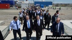 გაზის ტურბინების მონტაჟის დაწყება ოფიციალურად გაიხსნა
