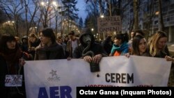 Protest pentru aer curat, București, 14 februarie 2020