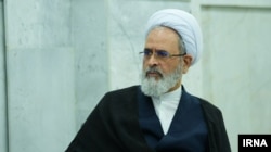 Alireza Arafi attends a meeting of the interim leadership council in an undisclosed location on March 2.