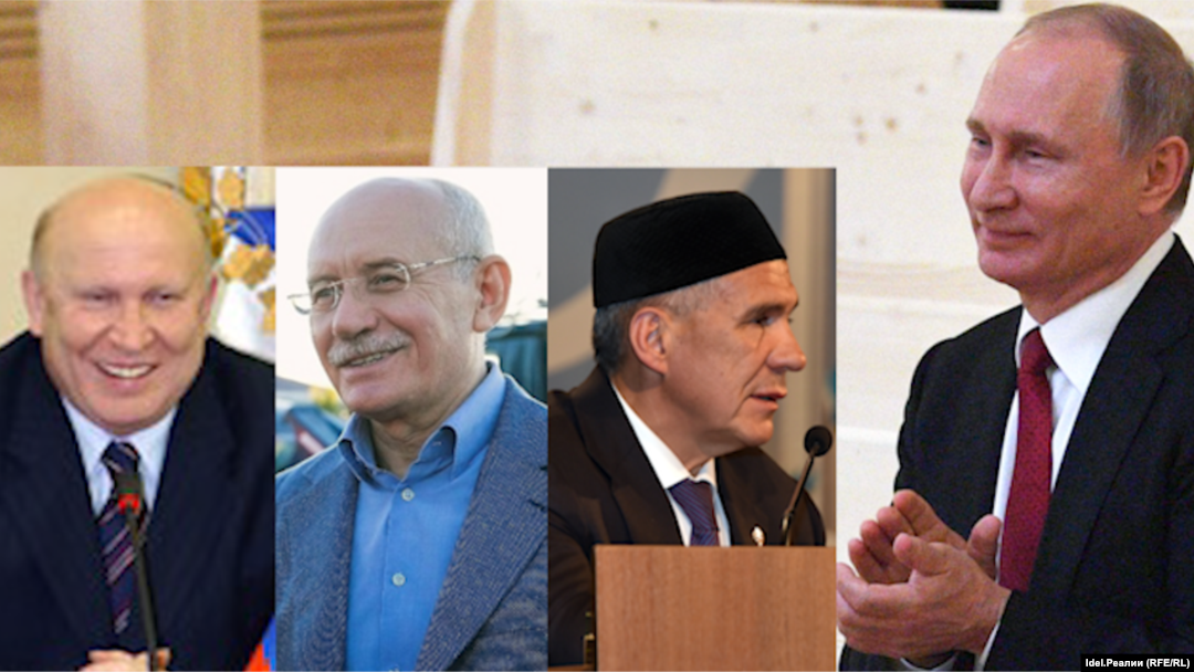 Валерий Шанцев, Рустэм Хамитов, Рустам Минниханов, Владимир Путин