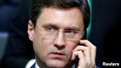 Russian Energy Minister Aleksandr Novak (file photo)