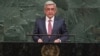 U.S. - Armenian President Serzh Sarkisian speaks at the UN General Assembly in New York, 19Sep2017.