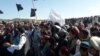 Supporters of the Pashtun Tahafuz Movement protest the killing of leader Sardar Wazir Arif, in Khost, on May 5.