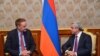 Armenia -- President Serzh Sarkisian receives Michael Carpenter, US Deputy Assistant Secretary of Defense, 2Nov, 2016