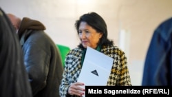  Salome Zurabishvili, președinta Georgiei. 