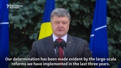 Poroshenko Says Ukraine To Meet NATO Standards By 2020