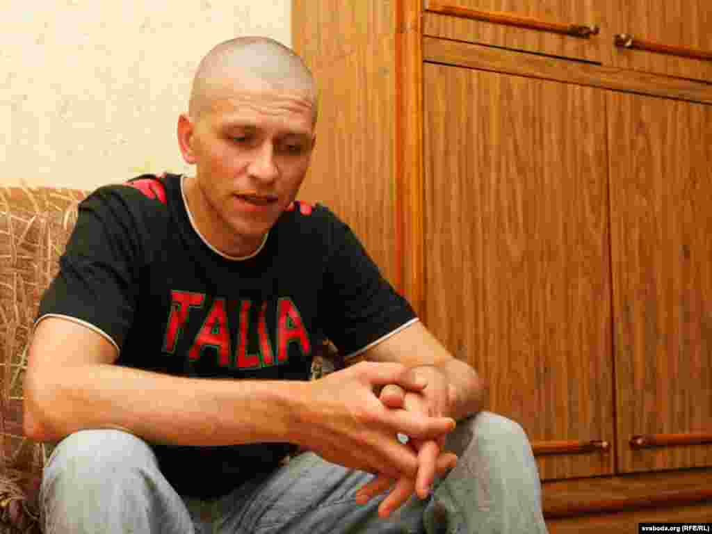 Dzmitry Daronin is a Minsk native who was arrested in March.