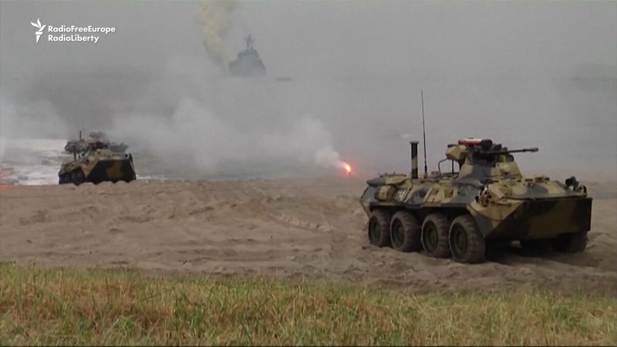 Russia Holds Military Drills On Baltic Coast