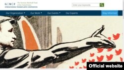 German Marshall Fondunun vebsaytından skrinşot