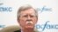 Këshilltari për siguri kombëtare, John Bolton gjatë konferencës për media në Moskë. 