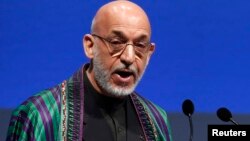 حامد کرزی رییس جمهور اسلامی افغانستان
