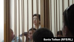 Наталья Соколова сот залында. Ақтау қаласы, 28 шілде 2011 жыл.