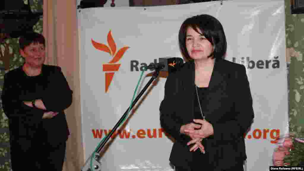 Minsitrul culturii Monica Babuc.