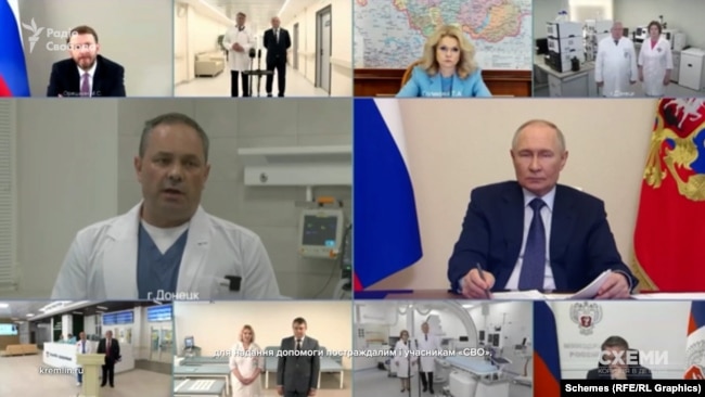 Иван Плахотников отчитывается Владимиру Путину