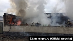 Пожар в Севастополе, 22 февраля 2021 года