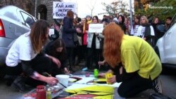 У Києві мітингували студенти-митці (відео)