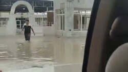 Diňle: Ýurduň günorta-günbatar sebitleri, şol sanda Nohur, Garawul geňeşlikleri sil suwlaryndan ejir çekýär
