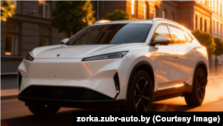 Аўтамабіль Zorka, разьмешчаны на сайце. Міністэрства прамысловасьці заяўляе, што ніякай вытворчасьці такіх машынаў у Беларусі не адкрывалі