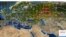 Карта распространения рутения от Института ядерной и радиационной безопасности Франции