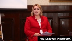 Irina Lozovan. Fotografie de pe pagina de Facebook a deputatei.