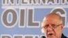 IRAN -- Iranian Oil Minister Bijan Namdar Zangeneh speaks during the 24th International Oil, Gas, Refining & Petrochemical Exhibition at Tehran Permanent Fairground in Tehran, May 01, 2019