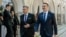 Premijer Hrvatske Andrej Plenković sa premijerom Crne Gore Milojkom Spajićem na Bledu u Sloveniji, u septembru 2025.