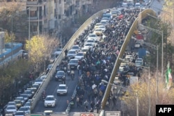 Демонстрация рыночных торговцев в Тегеране