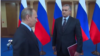 Президент Росії Володимир Путін та російський глава Криму Сергій Аксьонов. Архівне фото