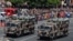 Armenia - Indian-made Akash air-defense systems are demonstrated during a military parade in Yerevan, May 28, 2026.