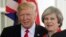 WATCH: U.S. President Donald Trump said it was "very early" to consider lifting sanctions on Russia, as he hosted British Prime Minister Theresa May at the White House, for talks which covered security, Islamic State militants, NATO, and relations with Moscow. (AP)