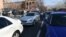 Armenia - Right-hand drive cars block a street in Yerevan during a protest held by their owners, 7Jan2018.