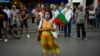 Egy hetente ismétlődő tüntetés a maffia és az oligarchák ellen Szófiában, a bolgár fővárosban 2021. július 7-én
