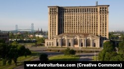 ԱՄՆ - Տեսարան Միչիգան նահանգի խոշորագույն Դեթրոյթ քաղաքից, արխիվ